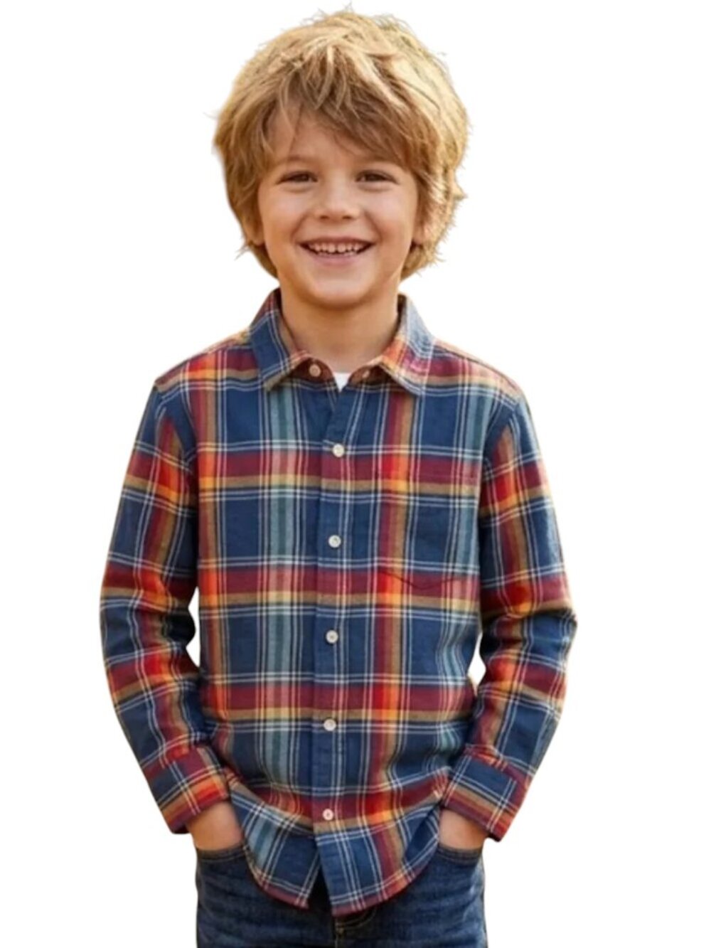 NEW GAP Kids Long Sleeve Button Up Down Collared Linen Blend Dress Top Shirt NWT